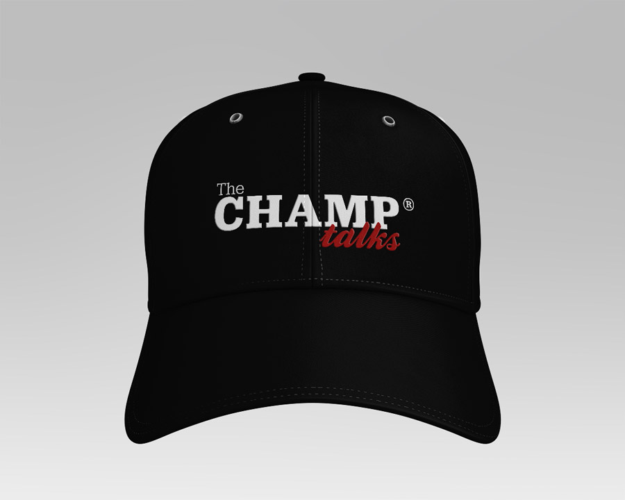 Base Cap The CHAMP talks - black